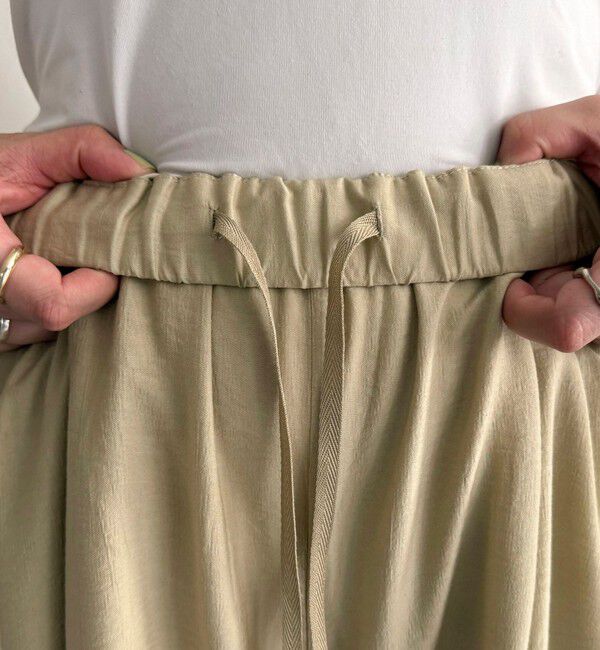 fredy emue「《セットアップ対応》RNギャザーイージーパンツ」|チノ|