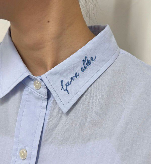 fredy emue「刺繍入りオーバーシャツ」|シャツ・ブラウス|