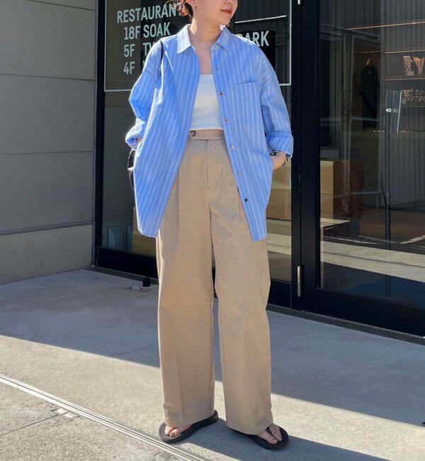 fredy emue「刺繍入りオーバーシャツ」|シャツ・ブラウス|