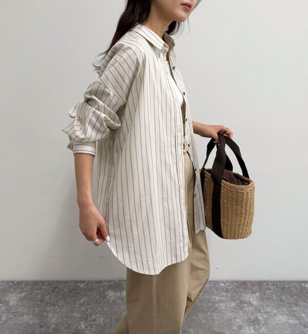 fredy emue「刺繍入りオーバーシャツ」|シャツ・ブラウス|