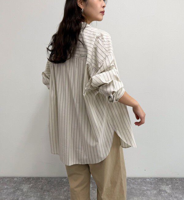 fredy emue「刺繍入りオーバーシャツ」|シャツ・ブラウス|