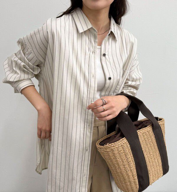 fredy emue「刺繍入りオーバーシャツ」|シャツ・ブラウス|