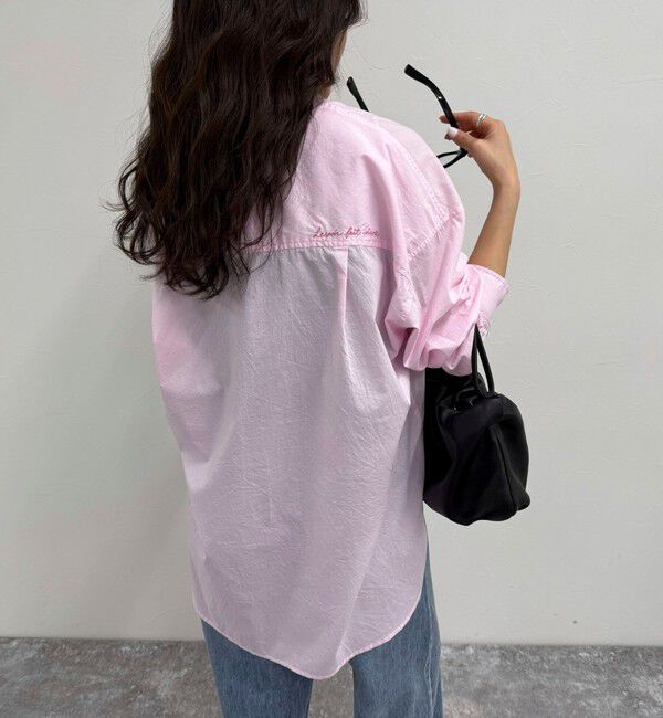 fredy emue「刺繍入りオーバーシャツ」|シャツ・ブラウス|