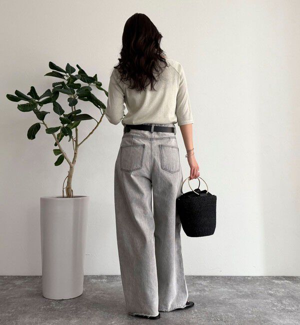 fredy emue「ラメテレコボートネックカットソー」|Tシャツ・カットソー|