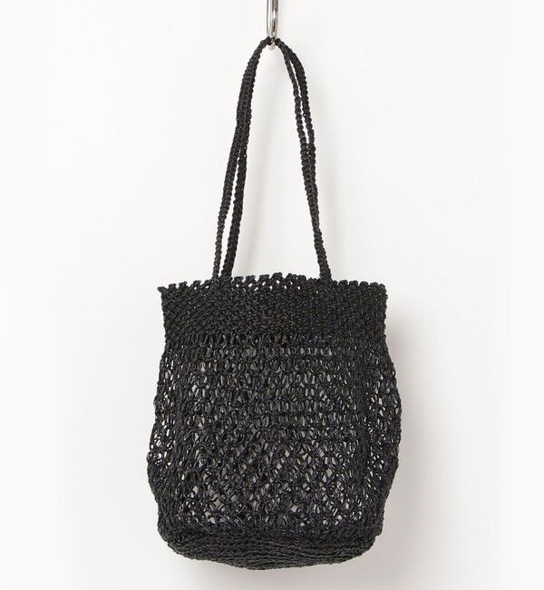 fredy emue「【The Bagmati】メタリックコードラウンドバッグ」|かごバッグ|