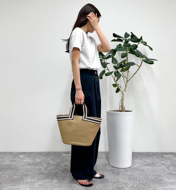 fredy emue「ラインテープブレードバッグ」|かごバッグ|