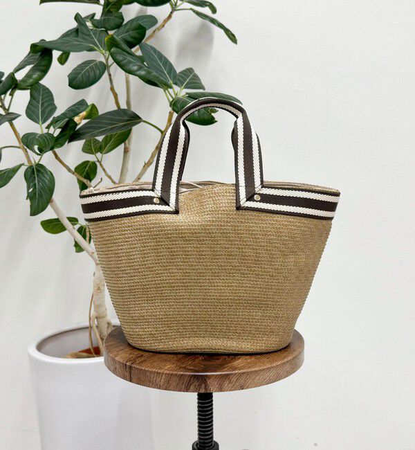 fredy emue「ラインテープブレードバッグ」|かごバッグ|