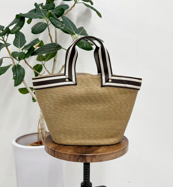 fredy emue「ラインテープブレードバッグ」|かごバッグ|