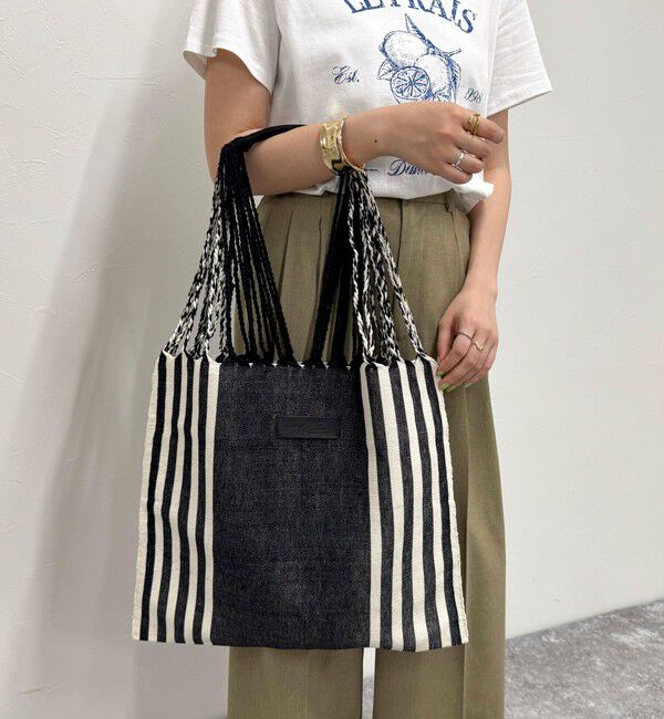 fredy emue「【MoonBird /ムーンバード】メキシカンハンモックバッグ」|トートバッグ|ブラック系その他