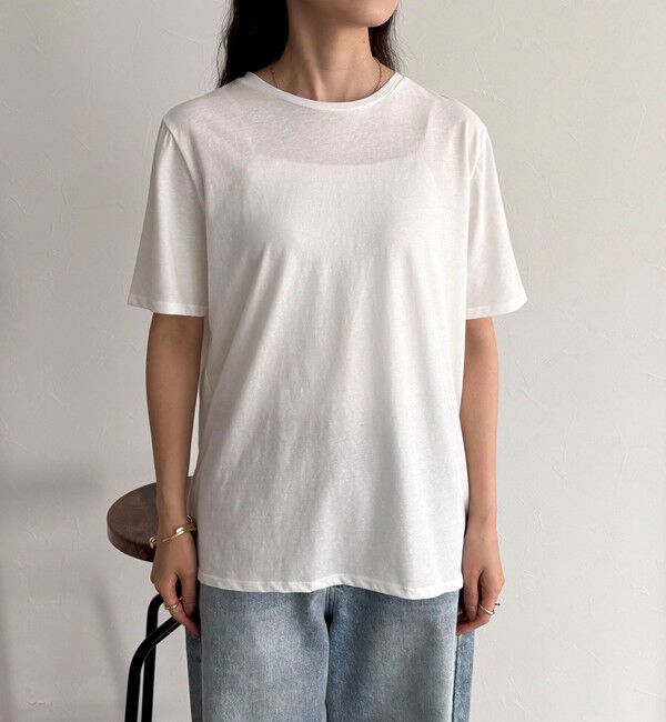 fredy emue「ハイツイストコットンTシャツ」|Tシャツ・カットソー|