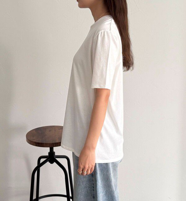 fredy emue「ハイツイストコットンTシャツ」|Tシャツ・カットソー|