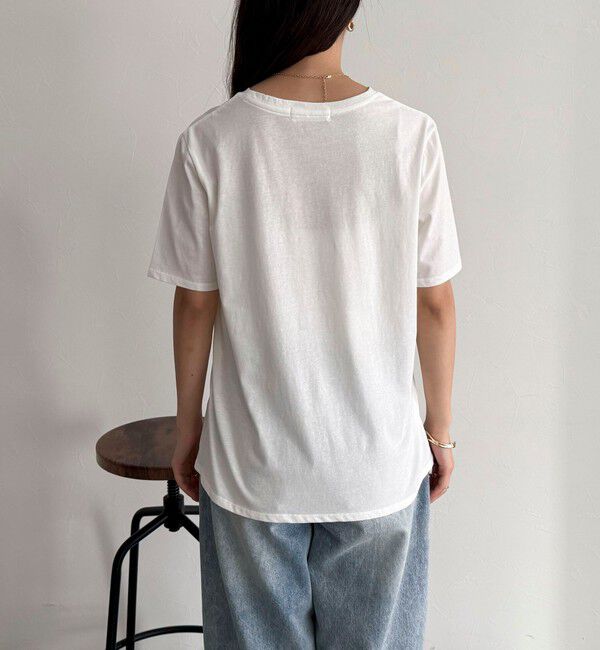 fredy emue「ハイツイストコットンTシャツ」|Tシャツ・カットソー|