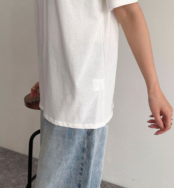 fredy emue「ハイツイストコットンTシャツ」|Tシャツ・カットソー|