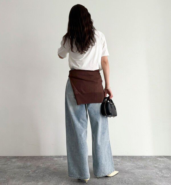 fredy emue「ハイツイストコットンTシャツ」|Tシャツ・カットソー|