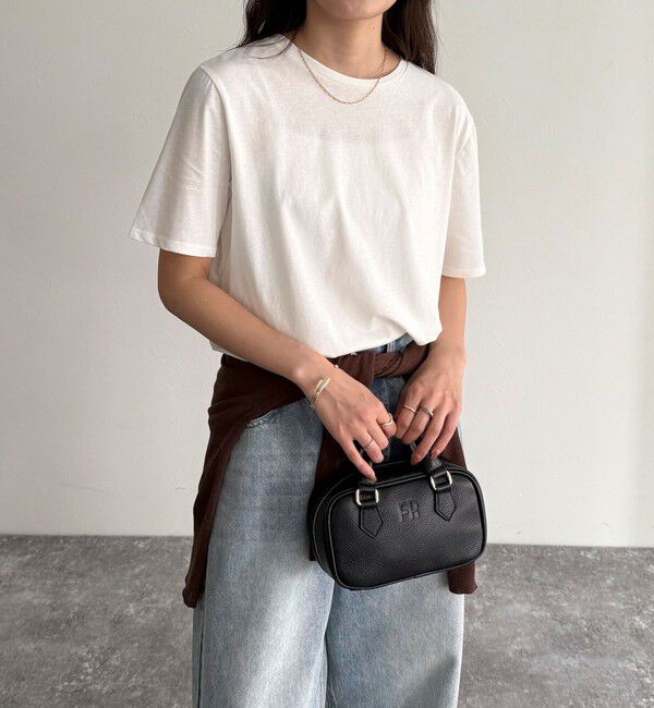 fredy emue「ハイツイストコットンTシャツ」|Tシャツ・カットソー|