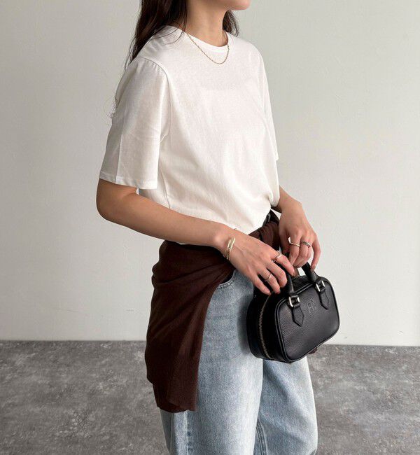 fredy emue「ハイツイストコットンTシャツ」|Tシャツ・カットソー|