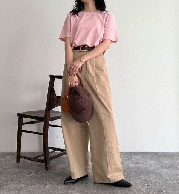 fredy emue「ハイツイストコットンTシャツ」|Tシャツ・カットソー|