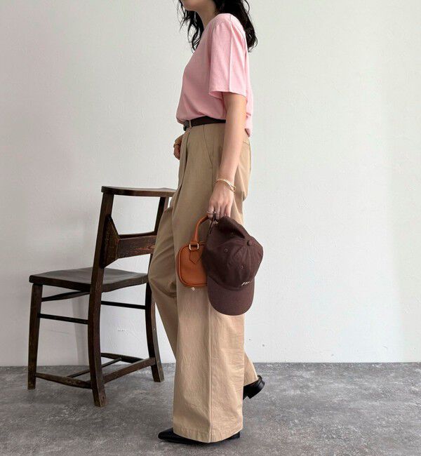 fredy emue「ハイツイストコットンTシャツ」|Tシャツ・カットソー|