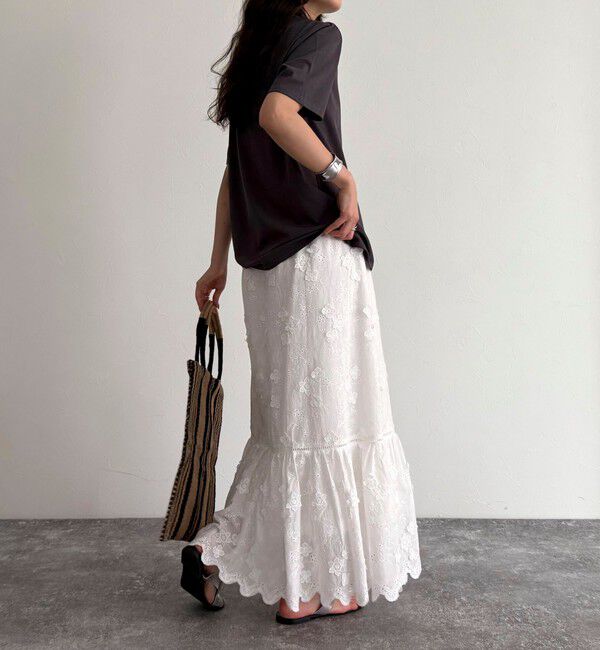 fredy emue「ハイツイストコットンTシャツ」|Tシャツ・カットソー|