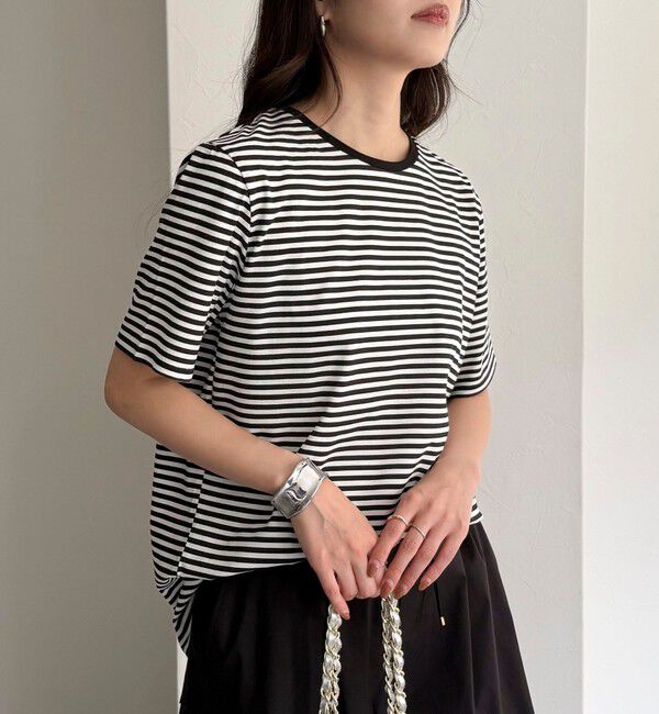 fredy emue「ハイツイストコットンTシャツ」|Tシャツ・カットソー|