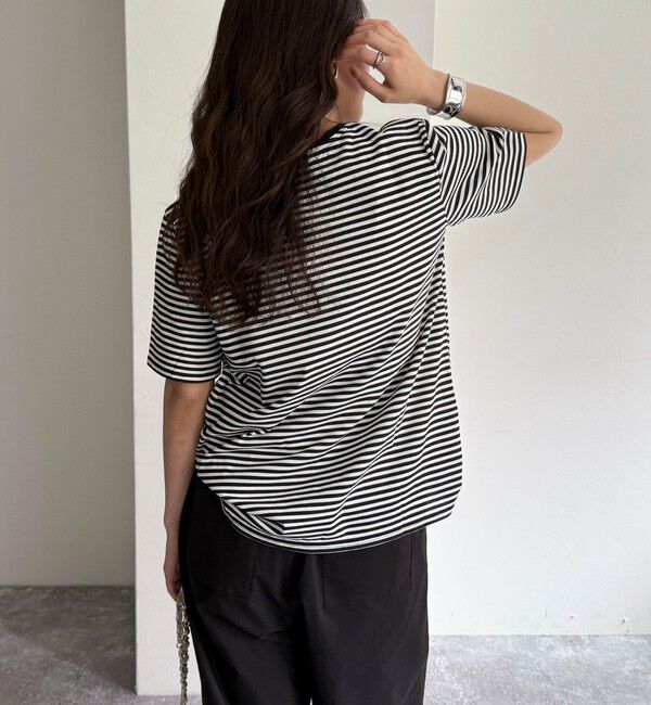 fredy emue「ハイツイストコットンTシャツ」|Tシャツ・カットソー|