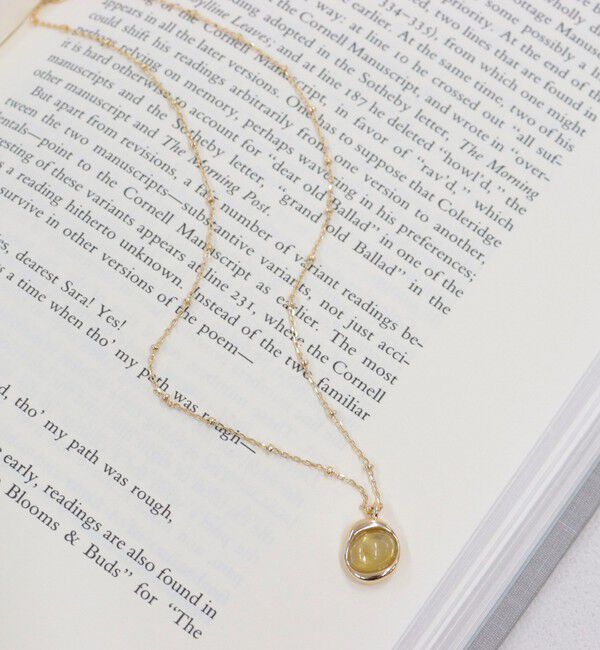 fredy emue「フェイクストーンメタルコンビネックレス」|ネックレス|