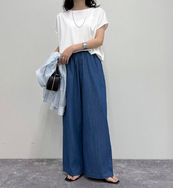 fredy emue「ライトオンスデニムイージーパンツ」|デニム|