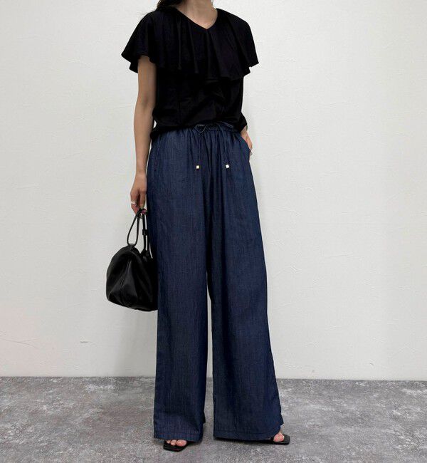 fredy emue「ライトオンスデニムイージーパンツ」|デニム|