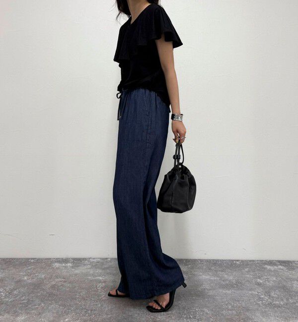 fredy emue「ライトオンスデニムイージーパンツ」|デニム|