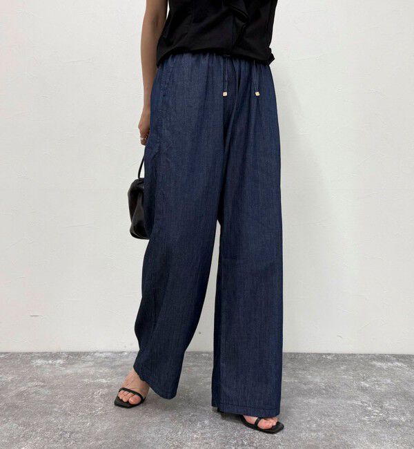 fredy emue「ライトオンスデニムイージーパンツ」|デニム|