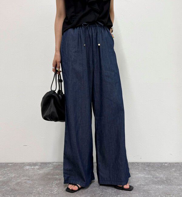 fredy emue「ライトオンスデニムイージーパンツ」|デニム|