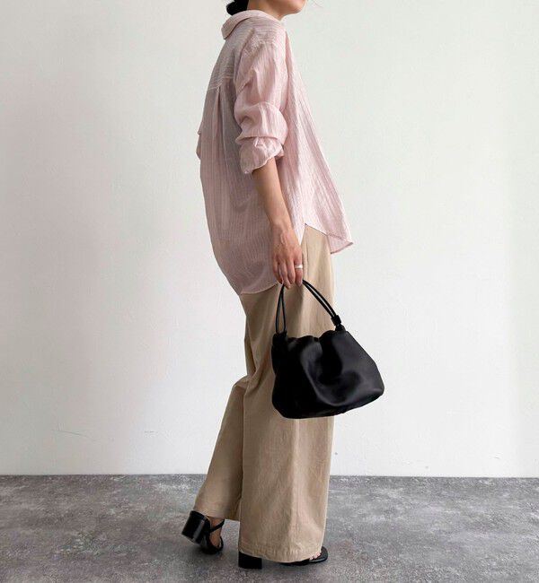 fredy emue「ストライプシアーシャツ」|シャツ・ブラウス|