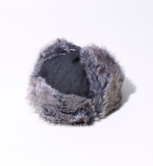 GLOSTER「【GLOSTER/グロスター】フライトキャップ 2WAY ナイロン/デニム」|キャップ・キャスケット|