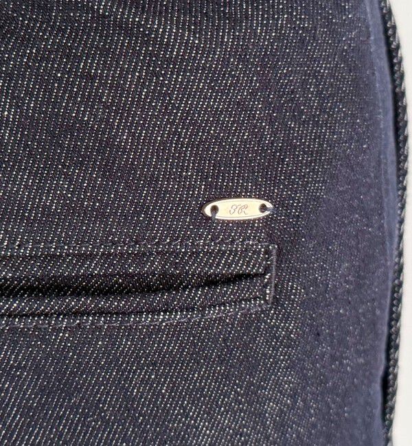 fredy emue「センタープレスデニムスラックス」|デニム|