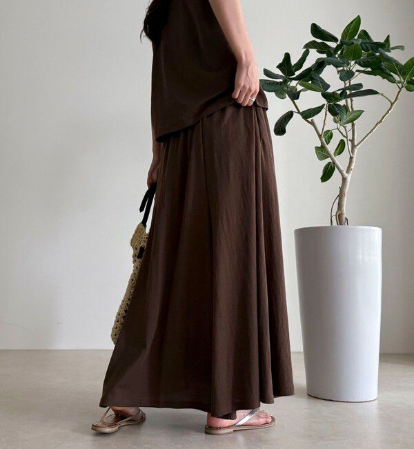 fredy emue「《セットアップ対応》タンブラー鹿の子フレアースカート」|スカート|