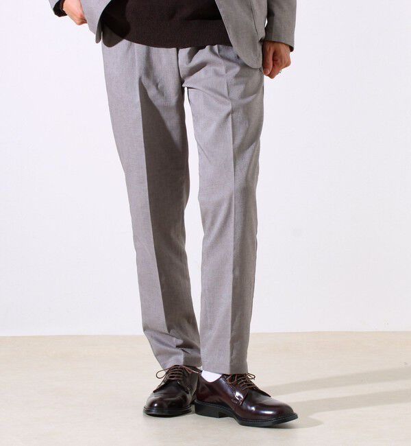 GLOSTER「【ビジカジ/セットアップ対応】GLOSTER イージーケアパンツ」|チノ|モカ