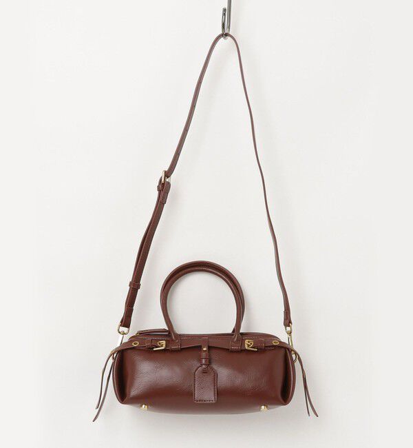 fredy emue「ダブルベルトスリムボストンバッグ」|ショルダー・メッセンジャー|