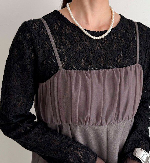 fredy emue「チュール切替オールインワン」|オールインワン|