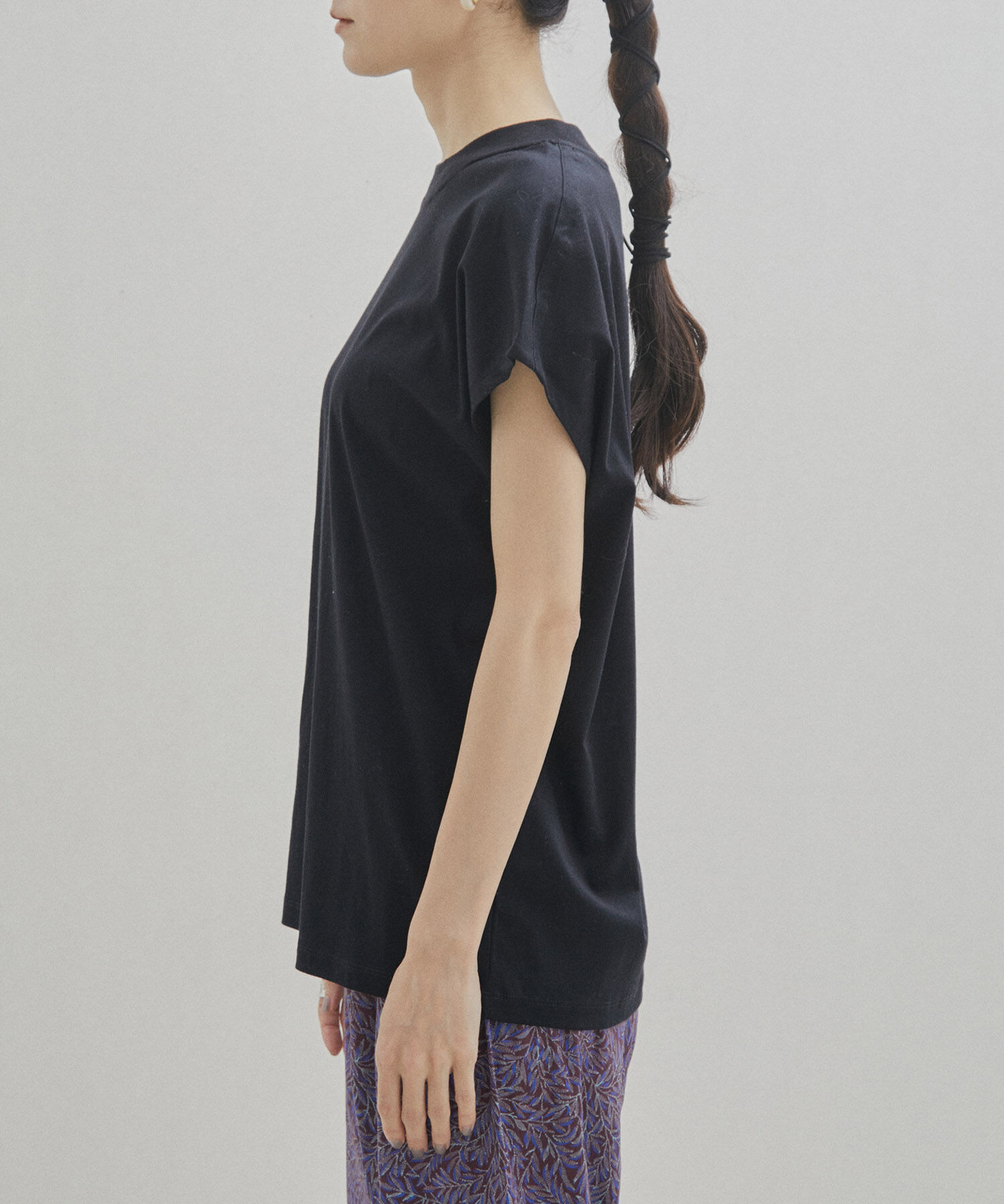 SALON adam et rope'「【UVケア・接触冷感・洗濯耐久】PRIMA VEIL コットンドルマンTシャツ」|Tシャツ・カットソー|