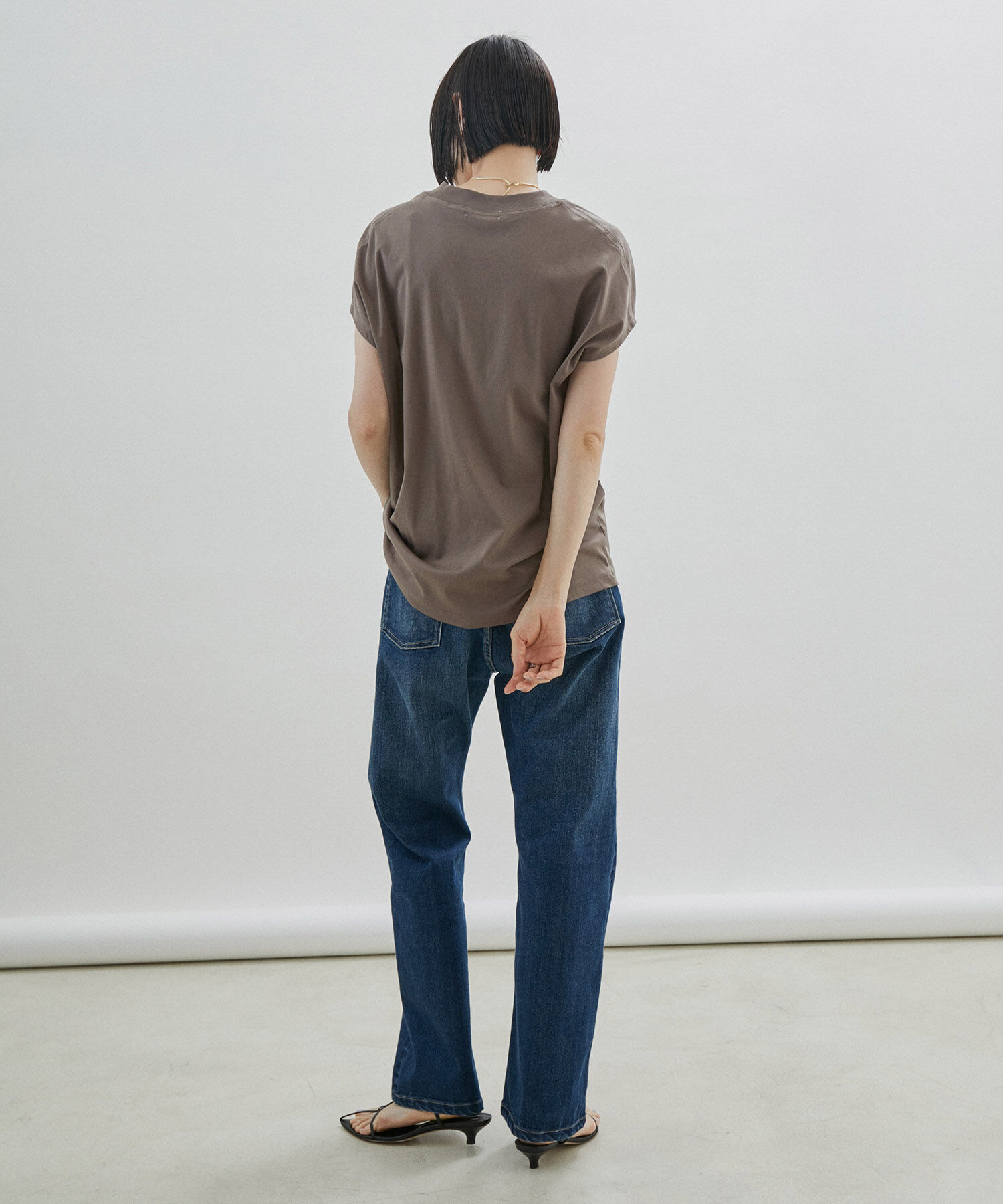 SALON adam et rope'「【UVケア・接触冷感・洗濯耐久】PRIMA VEIL コットンドルマンTシャツ」|Tシャツ・カットソー|