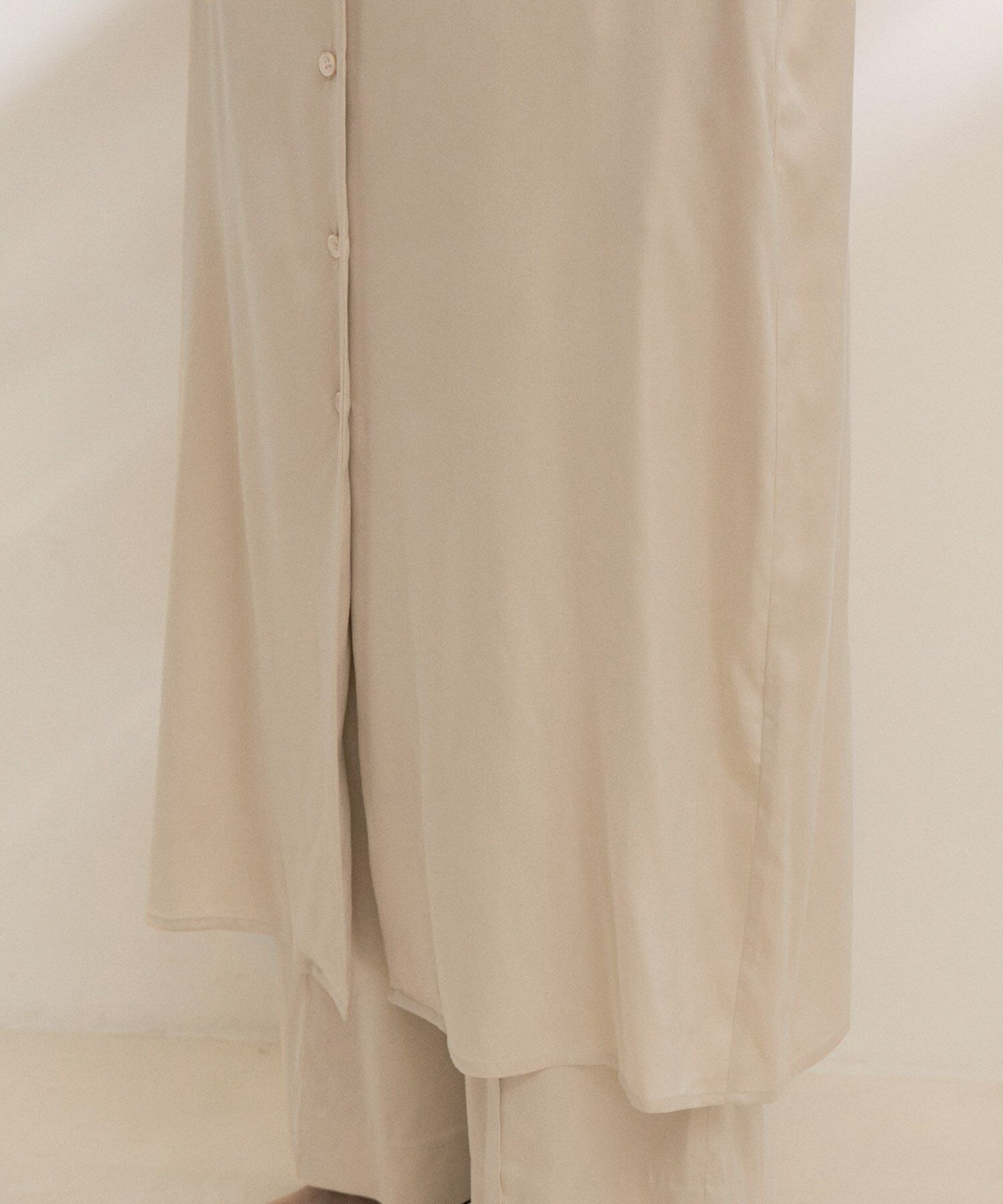 SALON adam et rope'「シルクシャツワンピース【セットアップ対応】【洗える】」|その他|