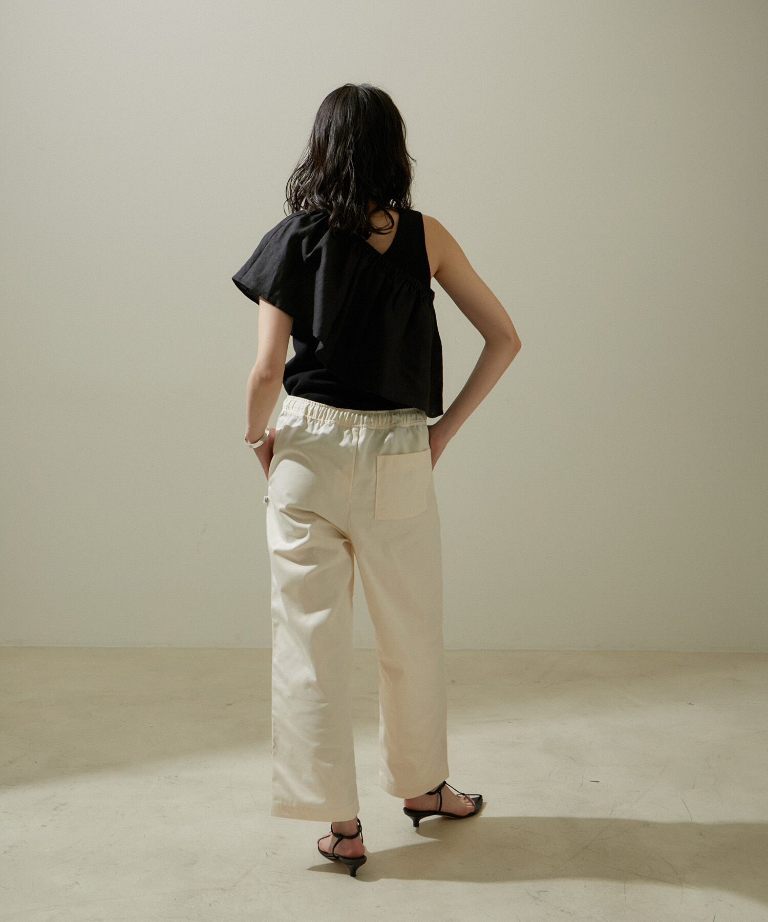 SALON adam et rope'「リネンビスチェ＆リブタンクセット」|タンクトップ|