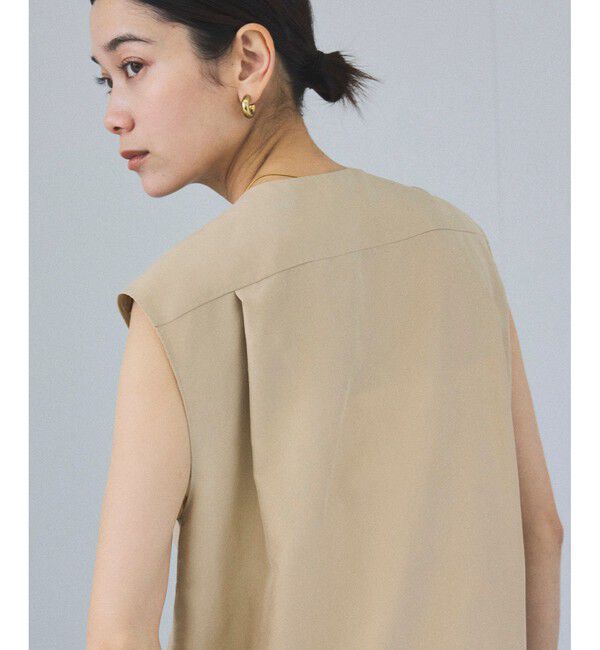 SALON adam et rope'「[25SS]GENTLE SILKジレ【セットアップ対応】」|ベスト・ジレ|