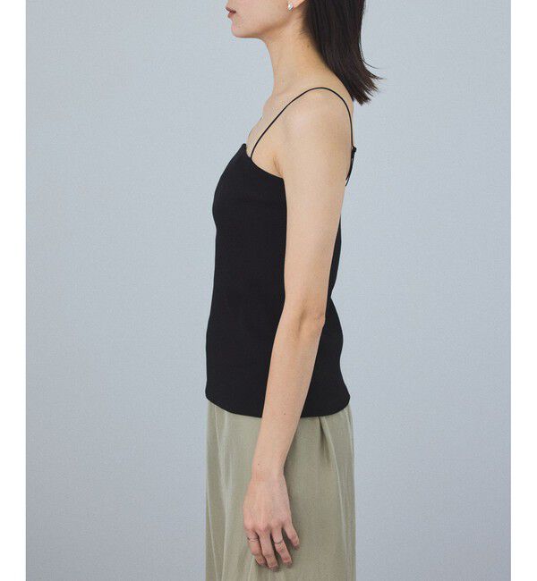 SALON adam et rope'「【追加】コットンリブカップ付きベアキャミ3」|キャミソール|