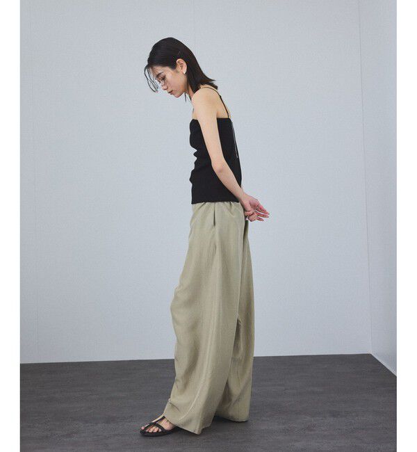 SALON adam et rope'「【追加】コットンリブカップ付きベアキャミ3」|キャミソール|