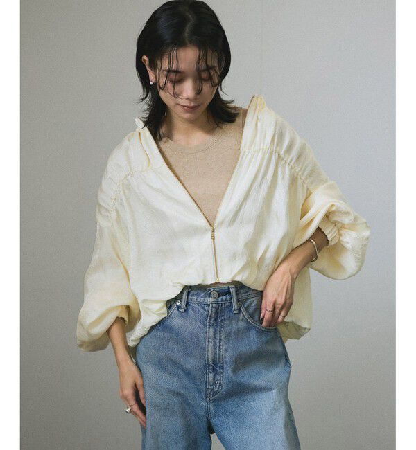 SALON adam et rope'「ハイツイストコットンアメリカンスリーブタンクトップ」|タンクトップ|