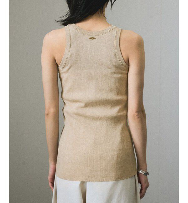SALON adam et rope'「ハイツイストコットンアメリカンスリーブタンクトップ」|タンクトップ|