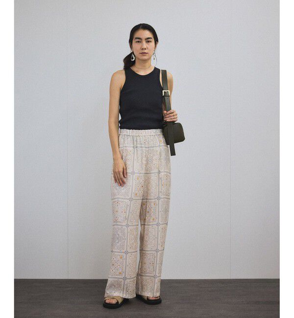 SALON adam et rope'「ハイツイストコットンアメリカンスリーブタンクトップ」|タンクトップ|