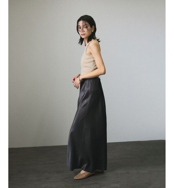 SALON adam et rope'「ハイツイストコットンアメリカンスリーブタンクトップ」|タンクトップ|