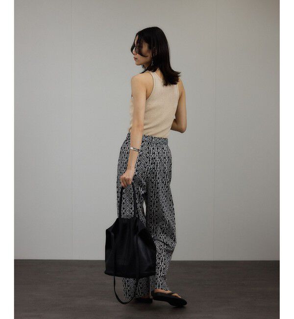 SALON adam et rope'「ハイツイストコットンアメリカンスリーブタンクトップ」|タンクトップ|